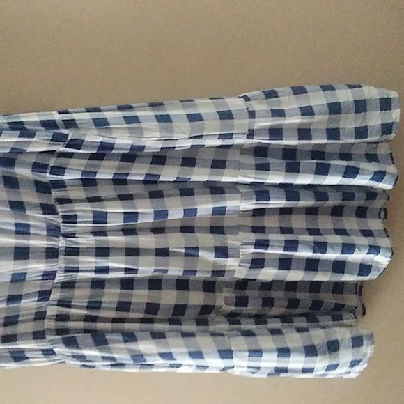 Gingham Sleeveless Summer Dress sz L - Picture 9 of 15